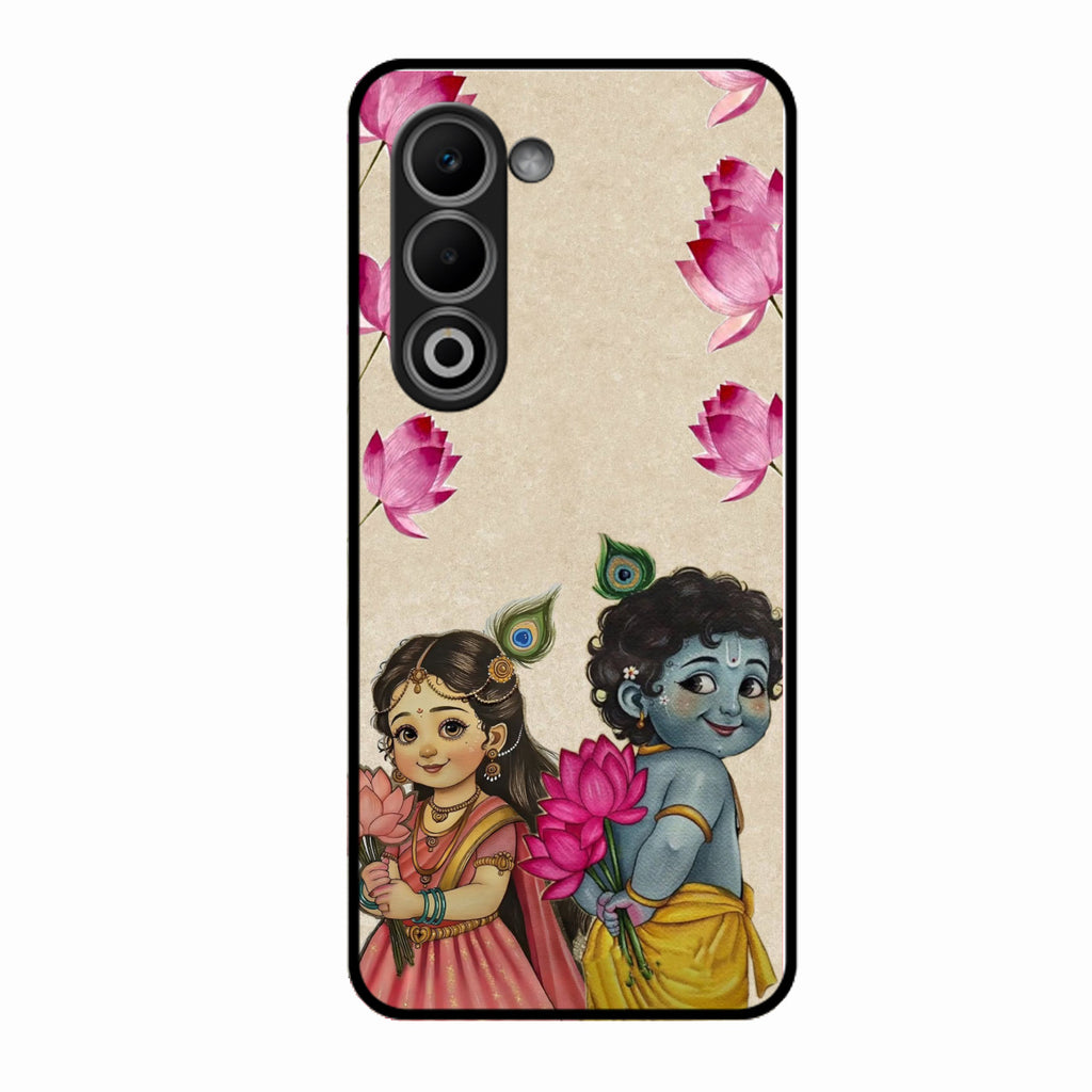 Krishna Eternal Lotus Glass Case for Oppo A5 5G
