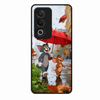 Rainy Day Cartoon Glass Phone Case for Oppo K12X 5G