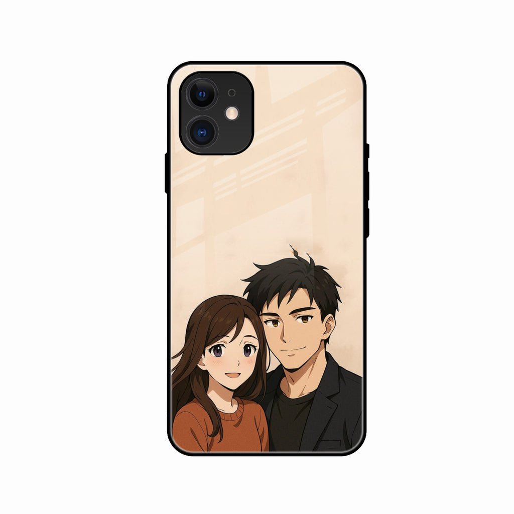 Custom Personalised Art Photo Glass Case for iPhone 12