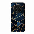 Midnight Gold Geometric Premium Glass Phone Case for Realme Narzo 70 5G