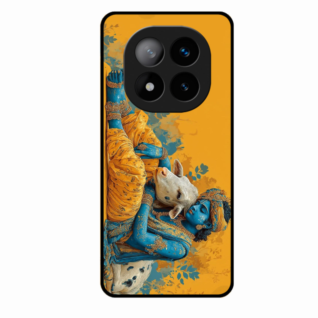 Divine Krishna Gopal Premium Glass Phone Case for Redmi Note 14 Pro Plus 5G