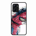 Red Blue Web Hero Glass Phone Cover for Realme C33 2023 - ShopOnCliQ