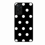 Classic Polka Dot Glass Phone Case for Redmi Note 11 Pro Plus 5G