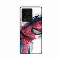Red Blue Web Hero Glass Phone Cover for iQOO 9T 5G