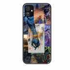 Eternal Radha Krishna Love Glass Phone Case for Oppo A5 5G