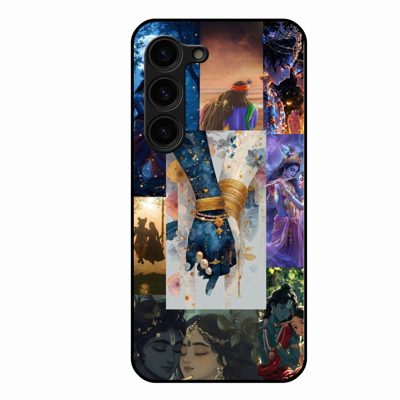 Eternal Radha Krishna Love Glass Phone Case for Realme 14 Pro Lite 5G