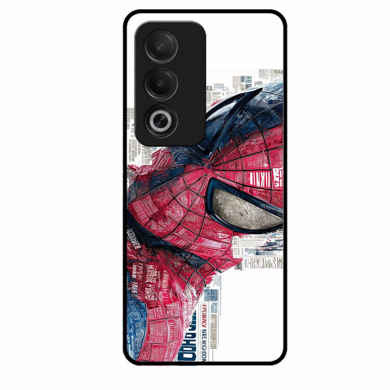 Red Blue Web Hero Glass Phone Cover for Oppo A3 Pro 5G