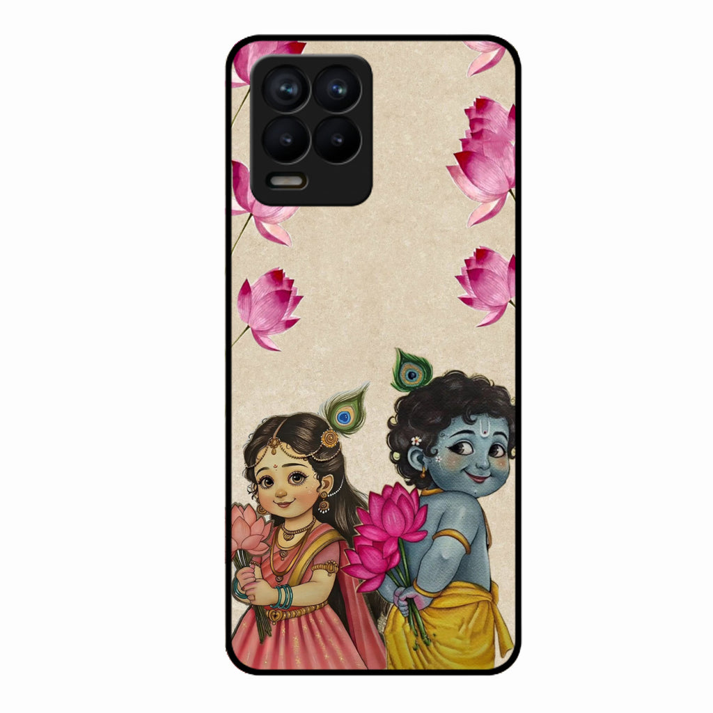 Krishna Eternal Lotus Glass Case for Realme 8 Pro