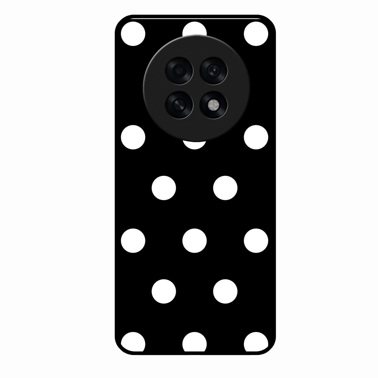 Classic Polka Dot Glass Phone Case for Oppo F31 Pro Plus 5G