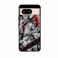 Itachi Uchiha Manga Collage Glass Phone Case for Google Pixel 8A 5G