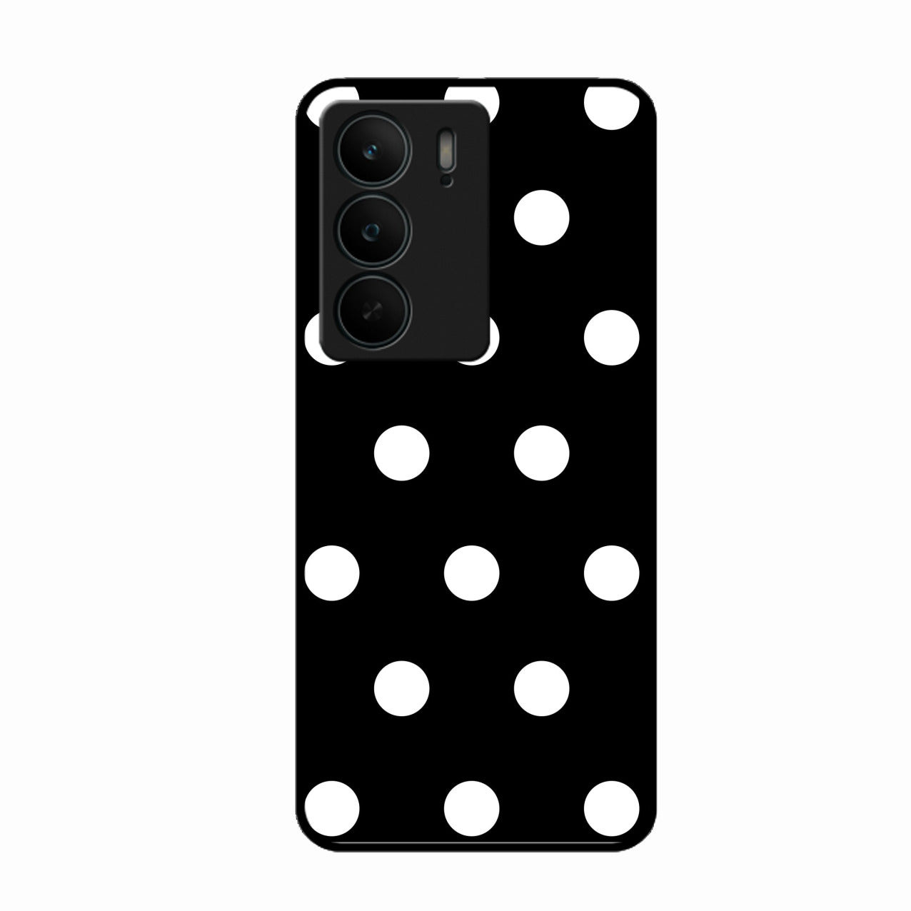 Classic Polka Dot Glass Phone Case for Realme C75 5G
