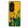 Golden Striker Glass Phone Case for Vivo V40 Pro 5G