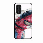 Red Blue Web Hero Glass Phone Cover for Samsung Galaxy F23 5G