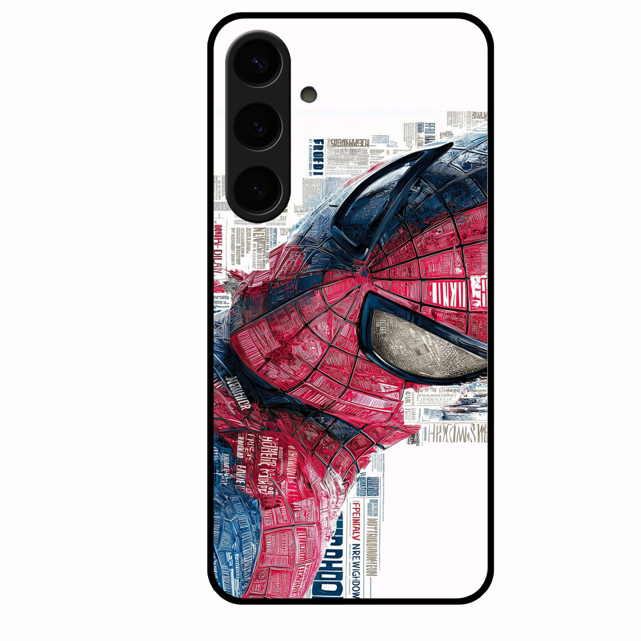 Red Blue Web Hero Glass Phone Cover for Samsung Galaxy S24 Plus 5G