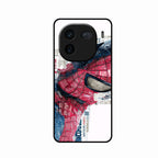 Red Blue Web Hero Glass Phone Cover for iQOO 12 5G - ShopOnCliQ