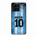 Blue Stripes Number 10 Football Glass Phone Case for Realme C53