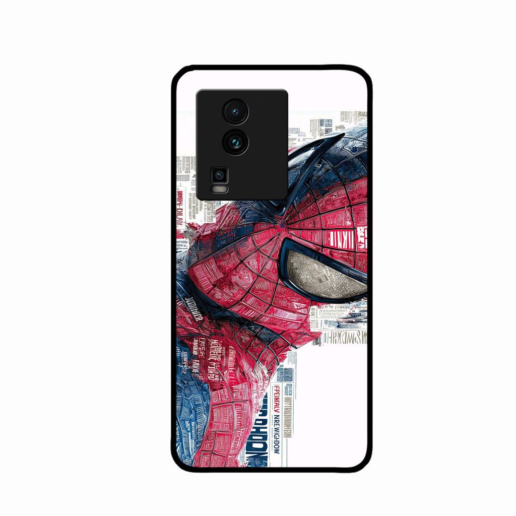 Red Blue Web Hero Glass Phone Cover for iQOO Neo 7 Pro 5G - ShopOnCliQ