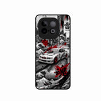 Japanese Wave Drift Racing Premium Glass Phone Case for iQOO Neo 10 5G