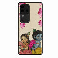 Krishna Eternal Lotus Glass Case for Vivo V30 Pro 5G