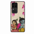 Krishna Eternal Lotus Glass Case for Vivo V30 Pro 5G