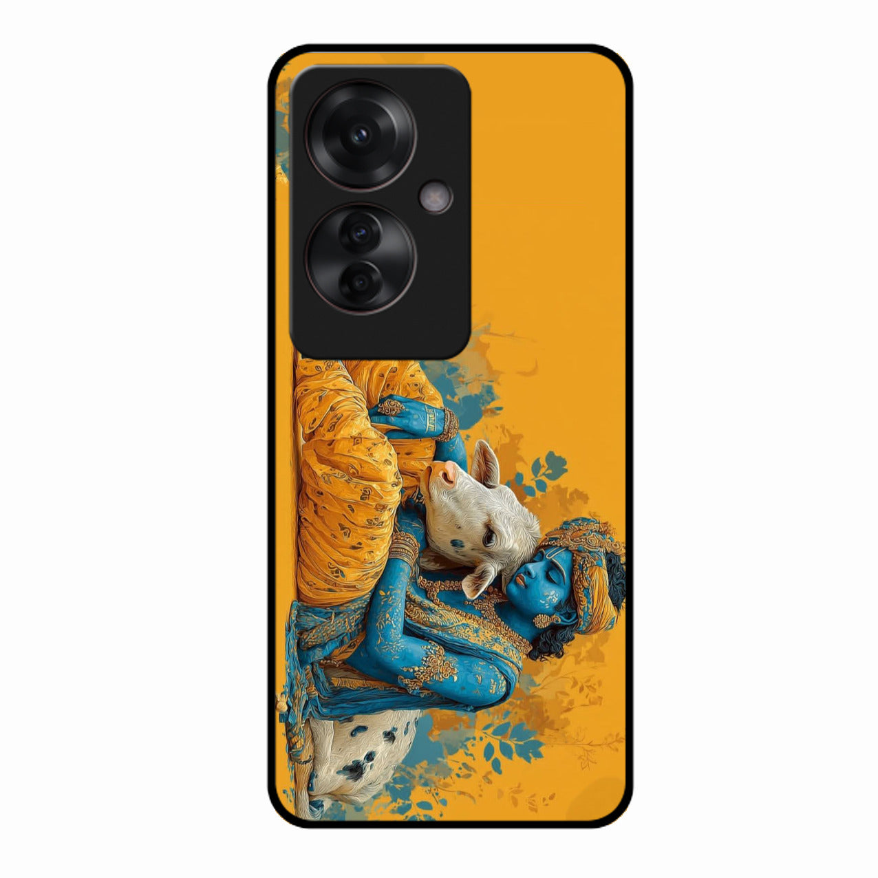 Divine Krishna Gopal Premium Glass Phone Case for Oppo F25 Pro 5G