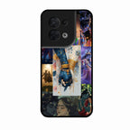 Eternal Radha Krishna Love Glass Phone Case for Oppo Reno 8 5G