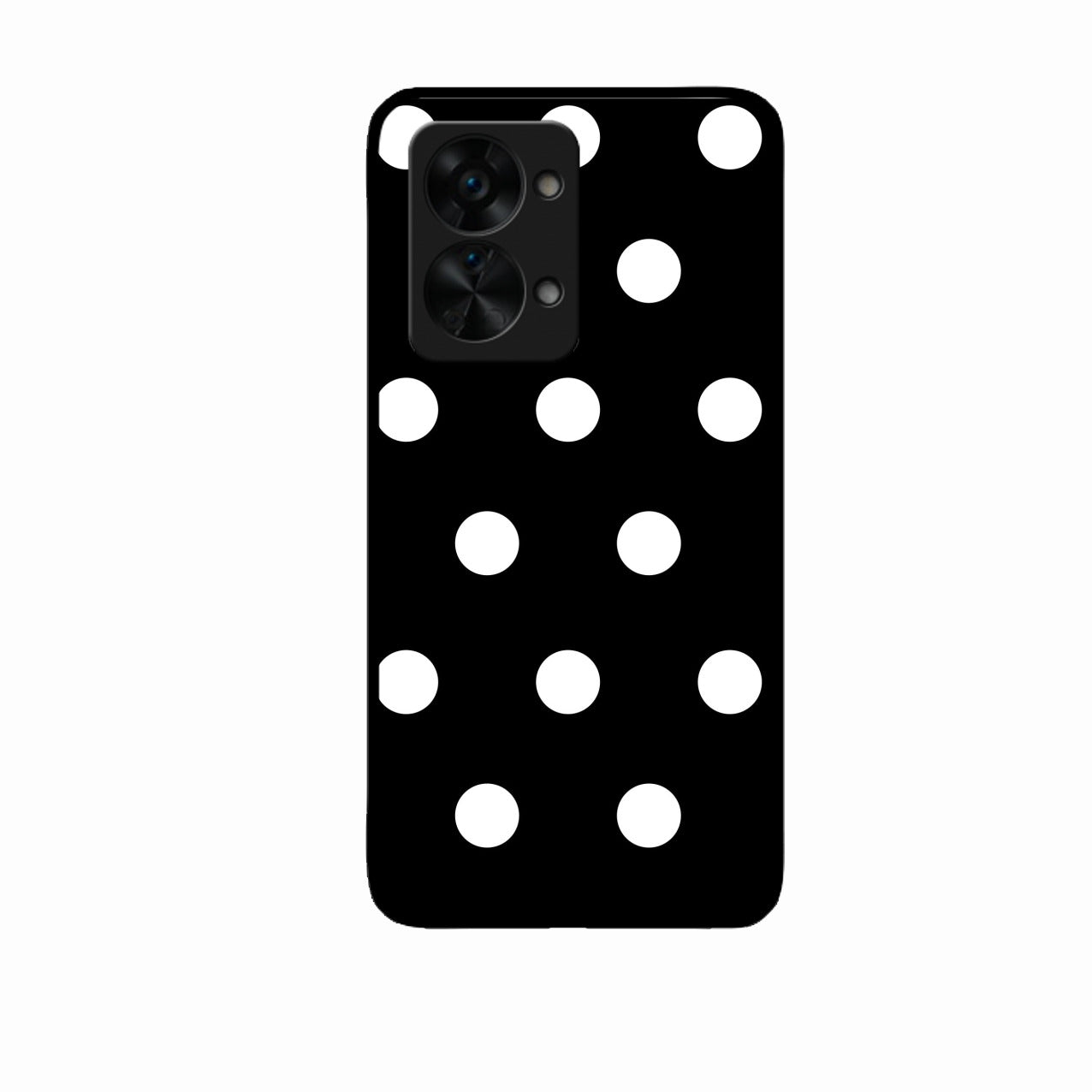 Classic Polka Dot Glass Phone Case for Oneplus Nord 2T 5G