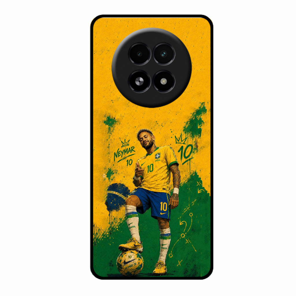 Golden Striker Glass Phone Case for Realme 13 5G
