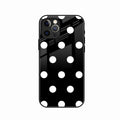 Classic Polka Dot Glass Phone Case for iPhone 13 Pro Max