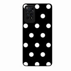Classic Polka Dot Glass Phone Case for Redmi Note 11 Pro 5G