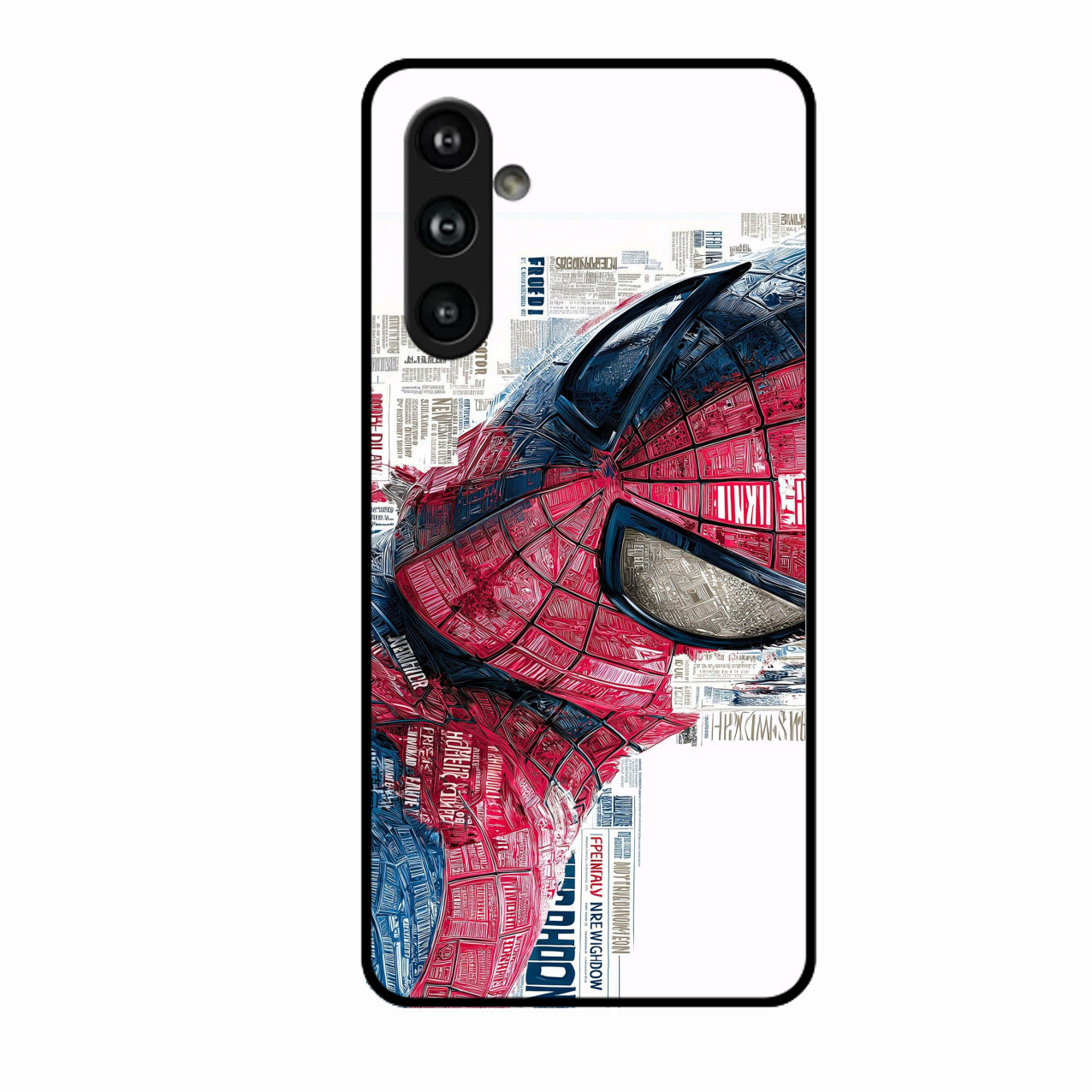 Red Blue Web Hero Glass Phone Cover for Samsung Galaxy F54 5G