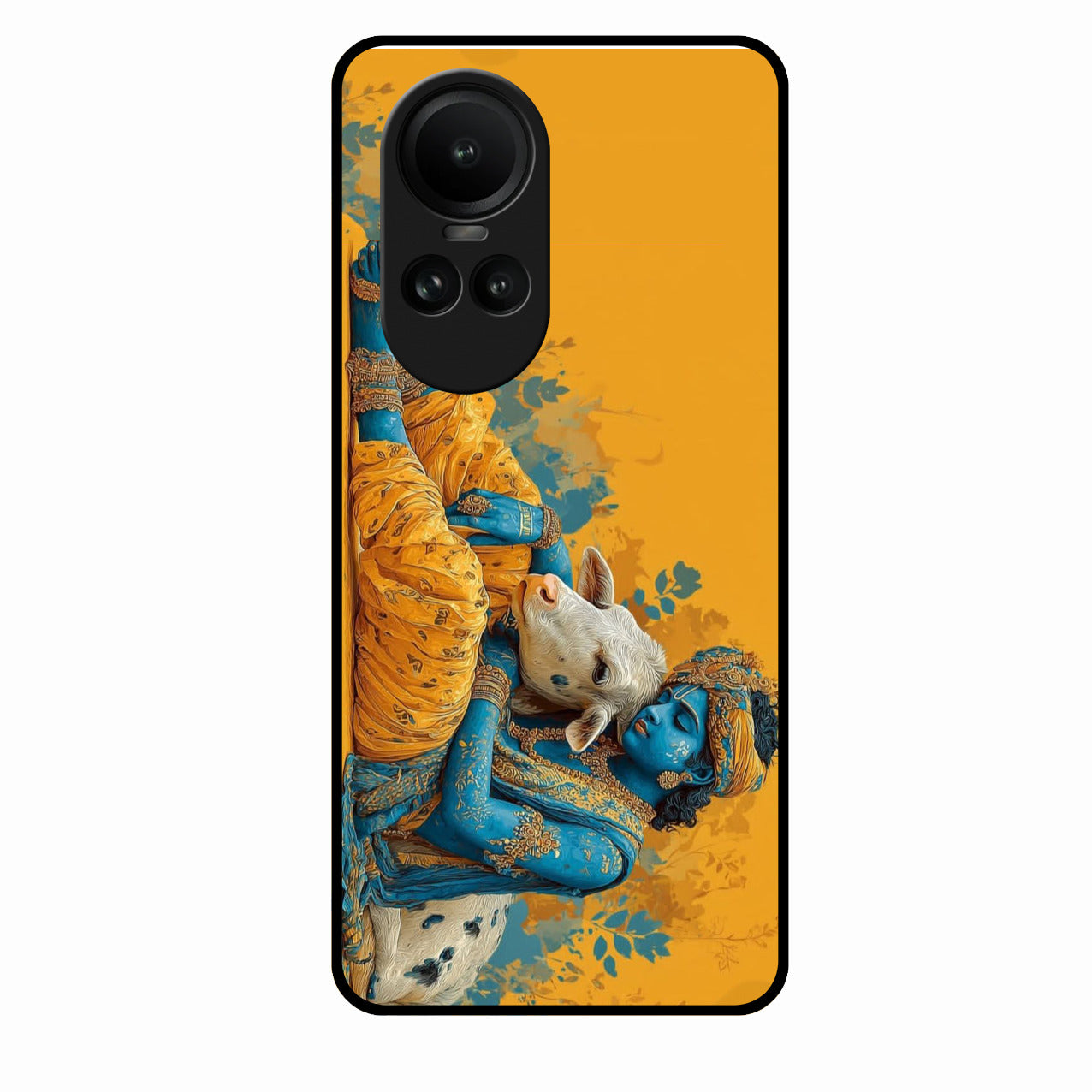 Divine Krishna Gopal Premium Glass Phone Case for Oppo Reno 10 Pro 5G