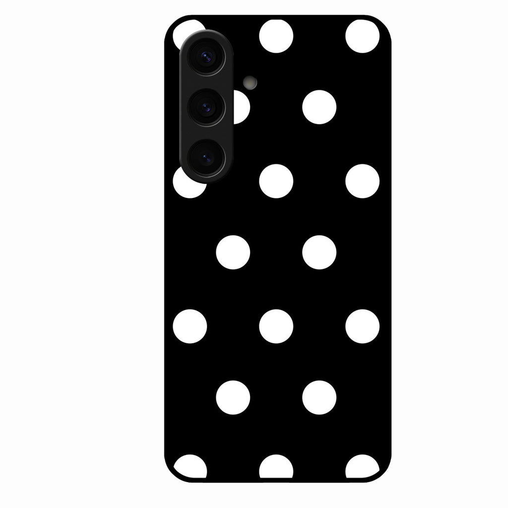 Classic Polka Dot Glass Phone Case for Samsung Galaxy S24 5G