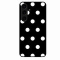 Classic Polka Dot Glass Phone Case for Samsung Galaxy S24 5G