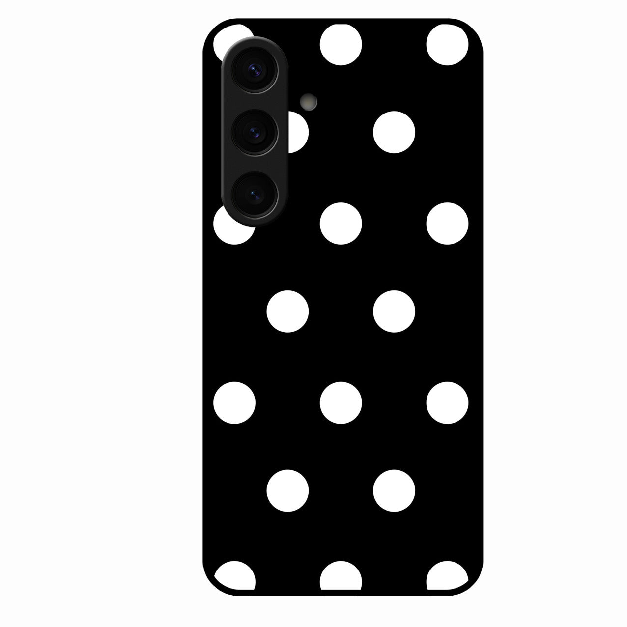 Classic Polka Dot Glass Phone Case for Samsung Galaxy S24 5G