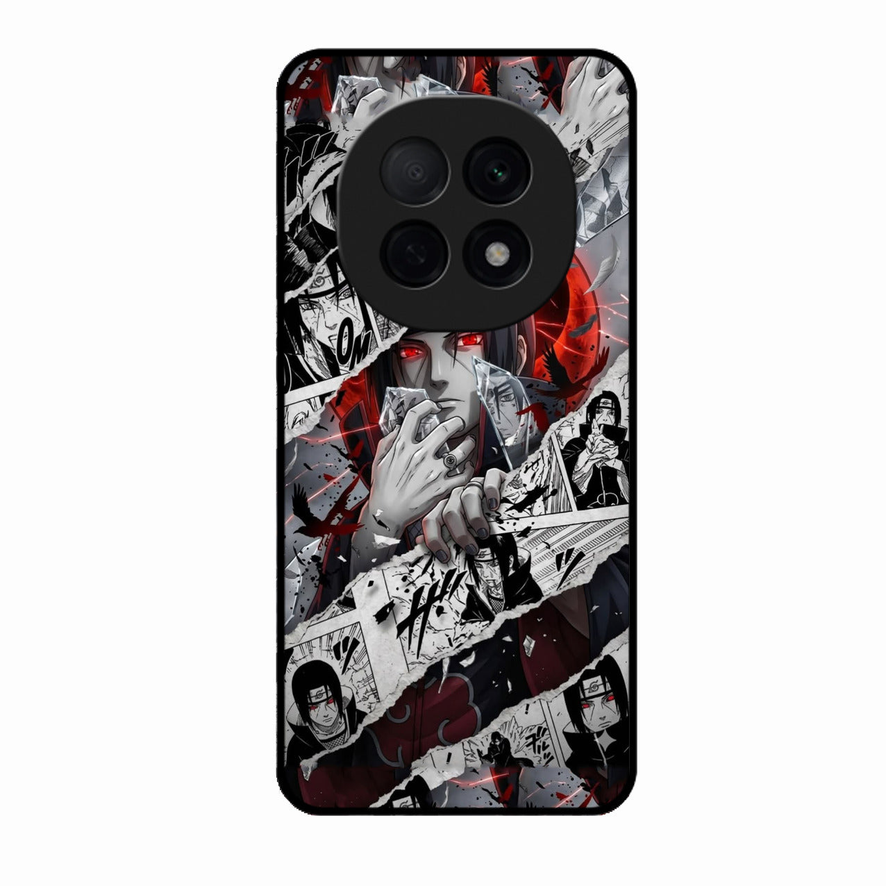 Itachi Uchiha Manga Collage Glass Phone Case for Oppo F29 Pro 5G