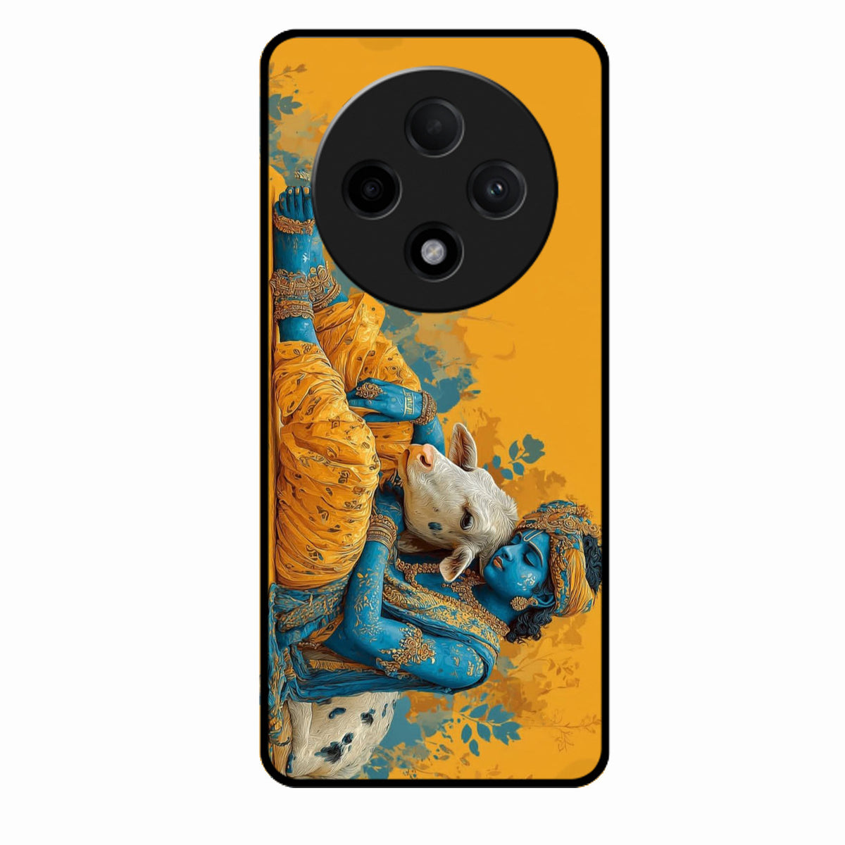 Divine Krishna Gopal Premium Glass Phone Case for Oppo F27 Pro Plus 5G