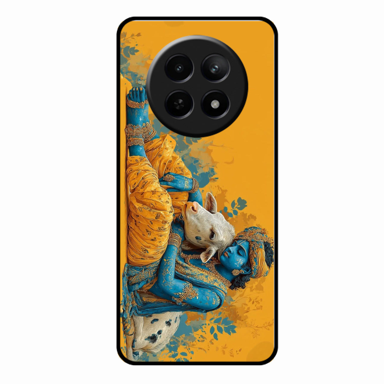 Divine Krishna Gopal Premium Glass Phone Case for Realme 12X 5G