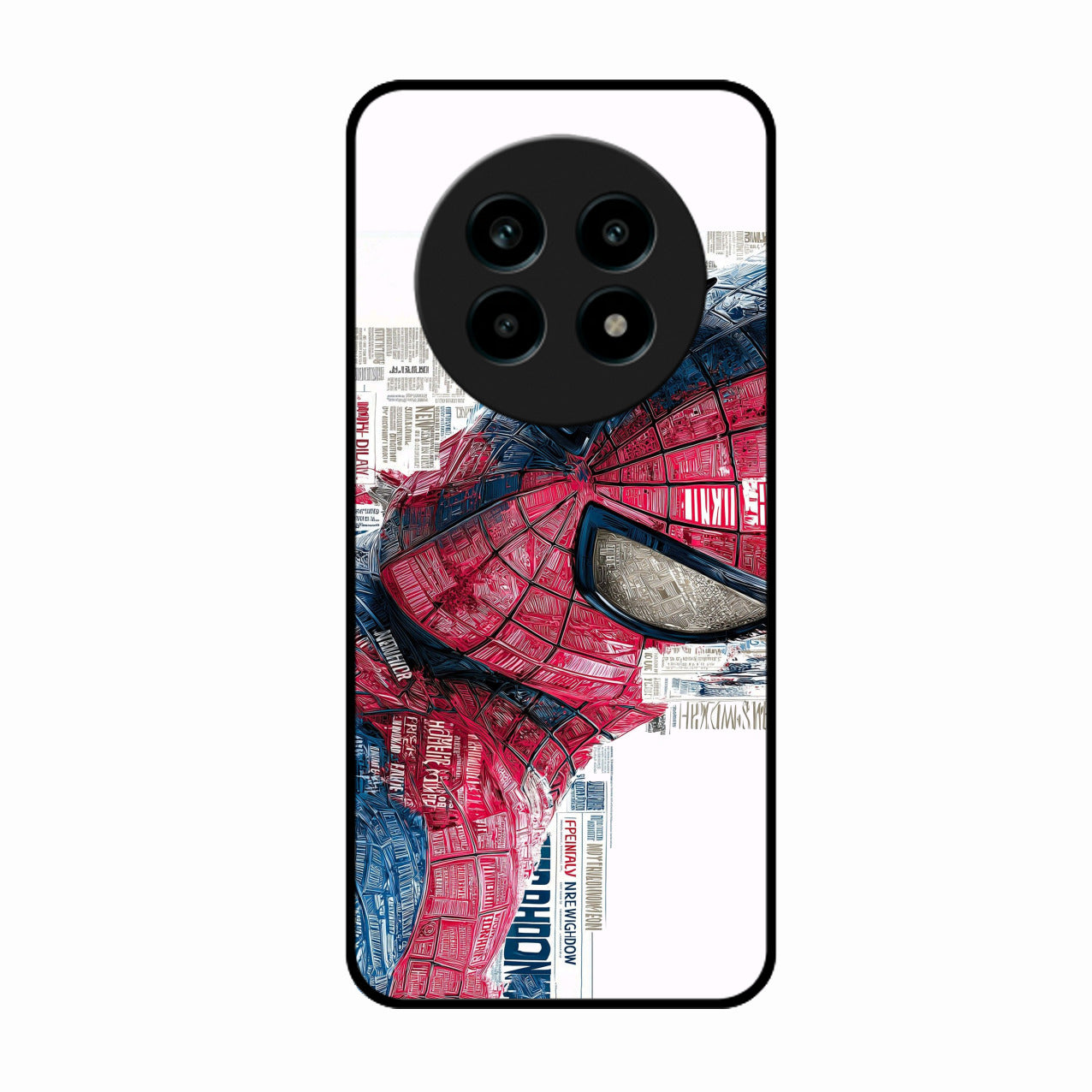 Red Blue Web Hero Glass Phone Cover for Realme 14 Pro Lite 5G