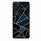 Midnight Gold Geometric Premium Glass Phone Case for Oppo K12X 5G