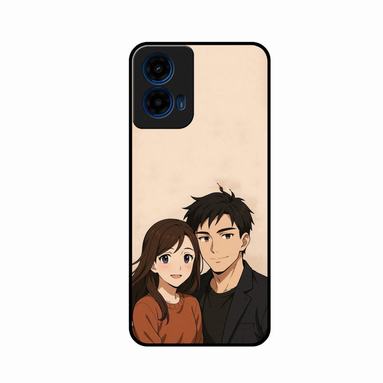 Custom Personalised Art Photo Glass Case for Motorola G45 5G