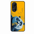Cute Panda Sketch Premium Glass Phone Case for Vivo T2 5G