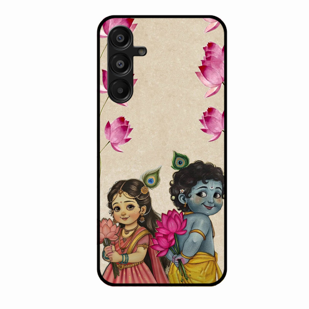 Krishna Eternal Lotus Glass Case for Samsung Galaxy A16 5G