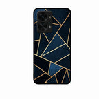 Midnight Gold Geometric Premium Glass Phone Case for Oneplus Nord 2T 5G
