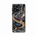 Midnight Dragon Glass Phone Case for Motorola G54 5G