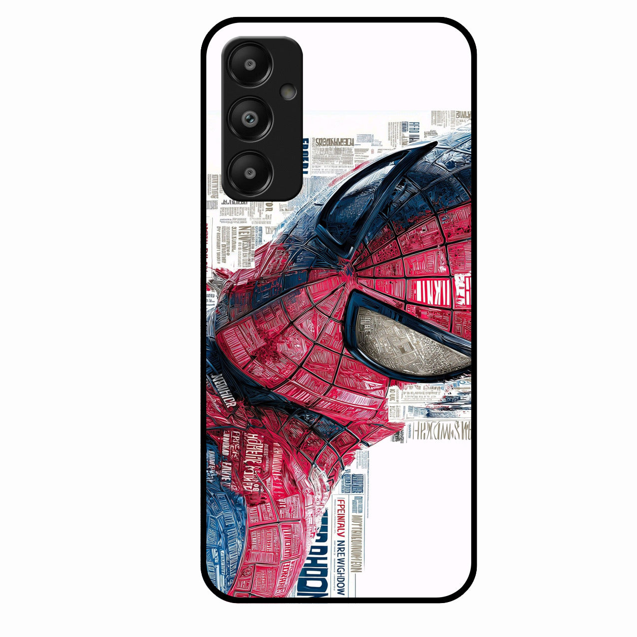 Red Blue Web Hero Glass Phone Cover for Samsung Galaxy M14 5G