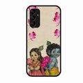 Krishna Eternal Lotus Glass Case for Samsung Galaxy A14 5G