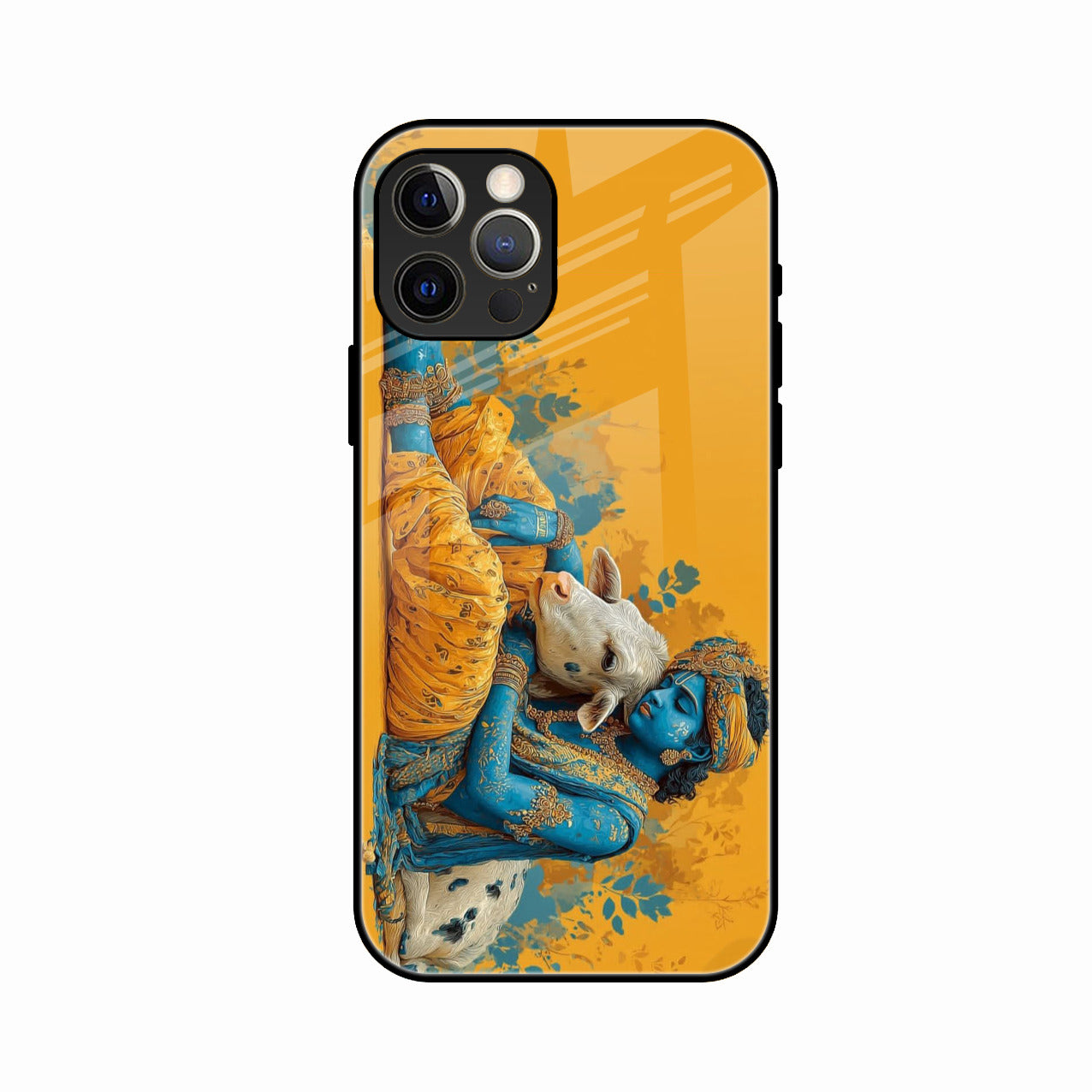 Divine Krishna Gopal Premium Glass Phone Case for iPhone 12 Pro Max