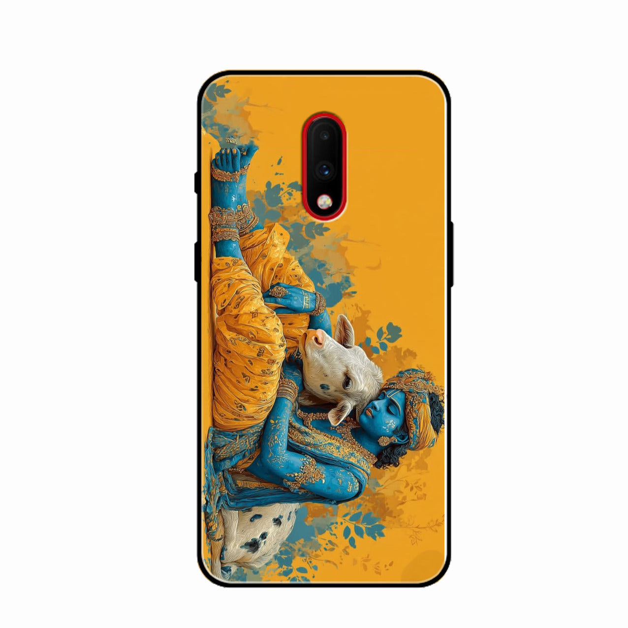 Divine Krishna Gopal Premium Glass Phone Case for Oneplus 7