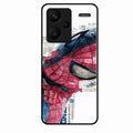 Red Blue Web Hero Glass Phone Cover for Redmi Note 13 Pro Plus 5G